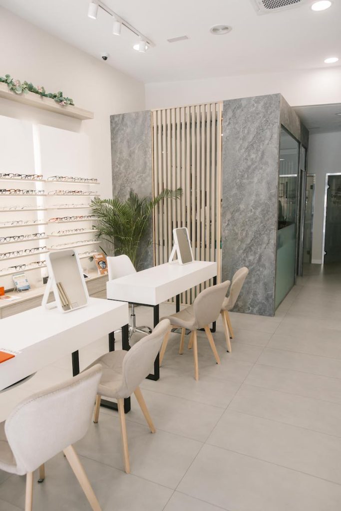 Zona de atención de Centro Óptico Couto